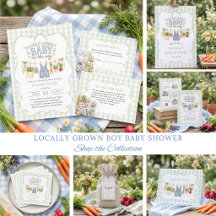 Locally Grown Boy Baby Shower