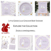 Little Goose Baby Shower Invitations and Supplies