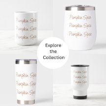 Pumpkin Spice Simple Stylish Mugs, decor and gifts