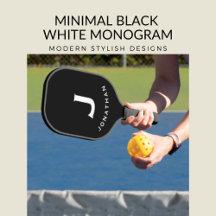 Minimal Black White Monogram