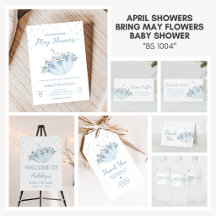 April Showers Bring May Flowers Baby Shower