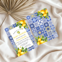 Amalfi Coast Baby Shower