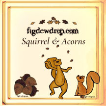 figdewdrop Squirrel & Acorns