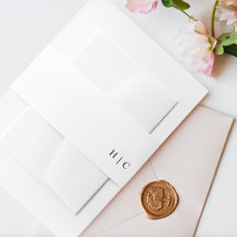 wedding invitation belly bands