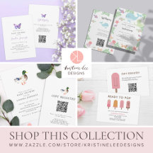 Two-Sided Baby Shower Invitations