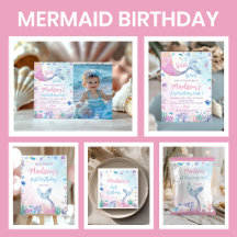 Pastel Mermaid Birthday