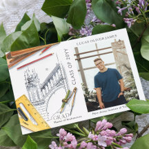 Photo Graduation Unique Architecture Engineer