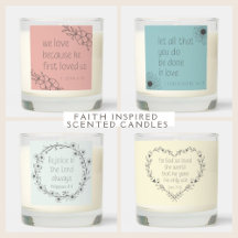 Faith Inspired Scented Candles 