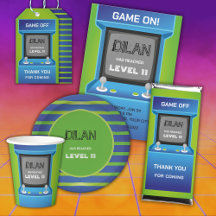 ARCADE GAMER BIRTHDAY PARTY