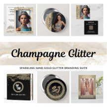 Sparkling Champagne Gold Glitter