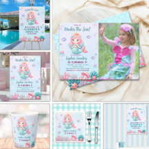  Under the sea! - Mermaid Birthday Girl