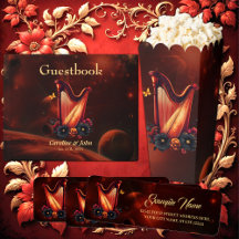 Cosmic melody, the magic of the harp.