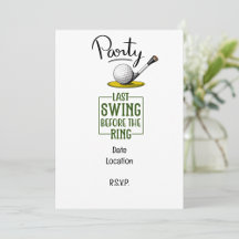 Golf Bachelor Gift theme