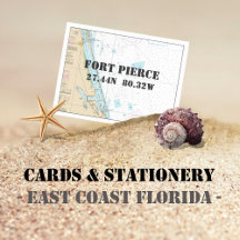 East Coast Florida   Nautical Stationery 