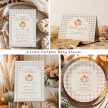 A Little Pumpkin Fall Baby Shower 