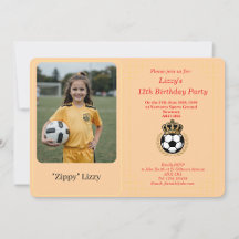 Soccer Party Invitations & Decorations