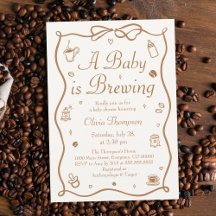 A Baby is Brewing Coffee Baby Shower 