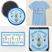 Synchronized Swimmer Synchro Team Merch Collection