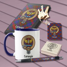 Clan Carnegie Tartan and Crest Collection