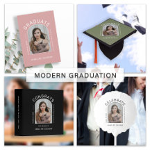 Minimalist elegant arch photo graduation