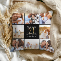 Making 21 look good black & gold modern birthday