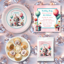 Girl's Dragon Themed Birthday Party Collection