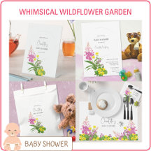 Whimsical Wildflower Garden Baby Shower