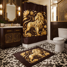 Majestic Gold Lion Home Decor