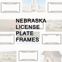 Nebraska License Plate Frames