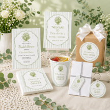 Elegant Sage Green Bridal Shower Collection