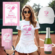 Cocktails and country clubs tennis bachelorette