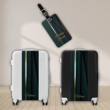 Luxury Dark Green Travel Essentials