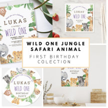 WILD ONE JUNGLE SAFARI 1ST BIRTHDAY