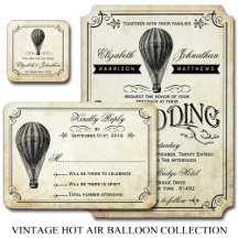 The Vintage Hot Air Balloon Wedding Collection