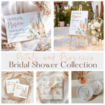 Petals and Prosecco Blush Pink Bridal Shower