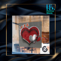 Business Window Cling Stickers (Customizable)