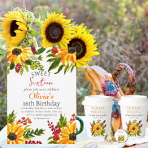 Sweet 16 Sunflower Collection 