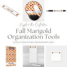 Fall Marigold Organization Tools