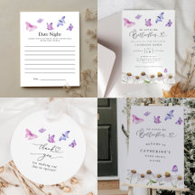 He Gives Me Butterflies Bridal Shower Collection