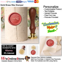 Wax Stampers - Philatelic Products (Customizable)