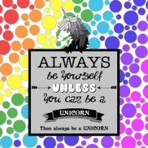 Rainbow Dots Unicorn