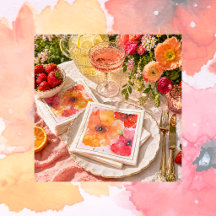 Floral Party Tableware   Plates, Napkins & Linens