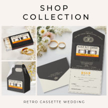 Oldie But Goodie Retro Cassette Tape Wedding