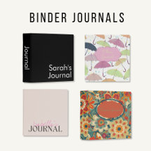 Three Ring Binder Journals