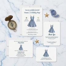 Striped Summer Dress Birthday Collection