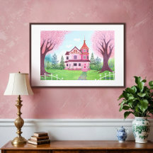 Pink Victorian House