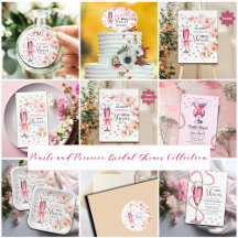 Pearls and Prosecco Bridal Shower Collection