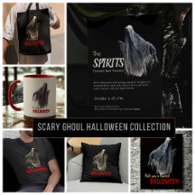 Funny Creepy Ghoul Spooky Haunted Halloween