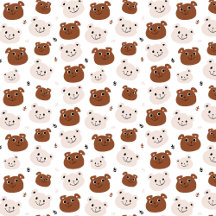 Brown teddy Pattern