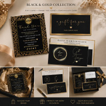Elegant black and gold  